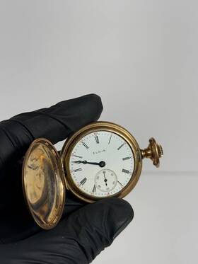 7303906 Elgin Pocket Watch Serial Number Antique Not Tested