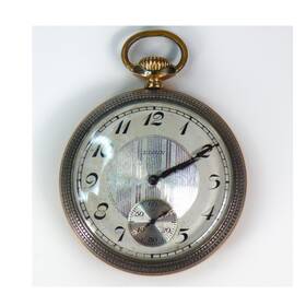 8063500 Elgin Gold Filled 16s 7j 2-tone Case Art Deco Runs