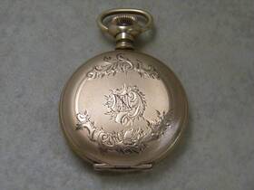 8431465 Elgin Elgin- 8431465- 2 Plates- 10k- Gold Filled- 20 Year Case- Runs- Pocket Watch