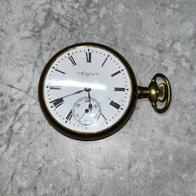 8818006 Elgin Early 1900s Pocket Watch Serial Unknown If Working