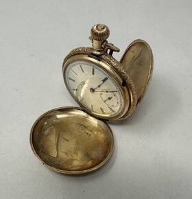 882-6 Elgin Antique 1885 7j 18s Grade 6 Pocket Watch - Parts Or Repair