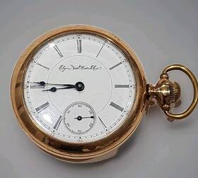 Watch886880usas.w.c.co.gold Elgin 886880 17-jewel Pocket Filled 20 Years 4772123