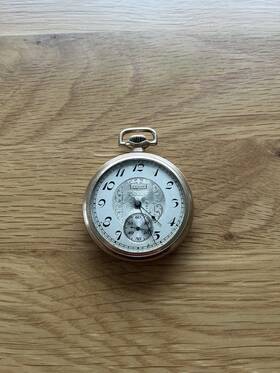 9242090 Elgin Gold Filled Open Face Pocket