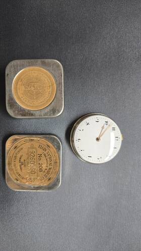 9260560 Elgin Watch Grade 208 Serial Number Size 18s 7 Jewel