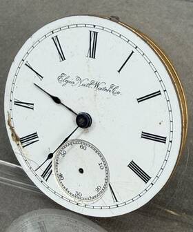 1890 Elgin A004 Size 18s Grade 74 11j Pocket Watch Movement Parts/repair