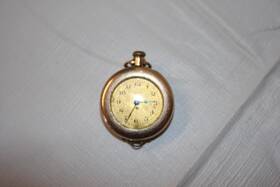 1919 Elgin A997 10/0s 7j 447/4 Pendant With Star Watch Case Co. Gold Filled 20year