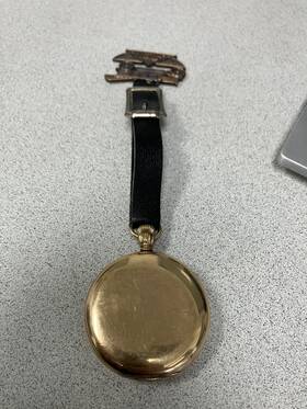C1879 Elgin Antique Vintage Pocket Watch Fahys Monarch 14k Gold Filled