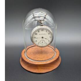 1890s Elgin C6616 Vintage Hunter Pocket Watch Fahys Silver Coin Case - Not Running