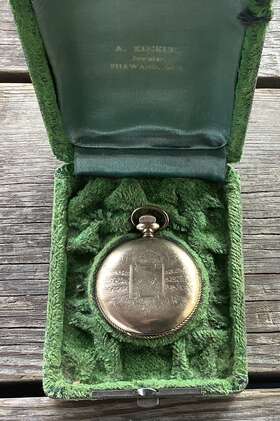 Class75 Elgin 1899 Pocket Watch Grade 206 Model 2 Full Plate 6s Not Railroad Gra