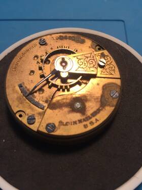 G294 Elgin 18s 7j Model 5 Parts Movement Good Balance