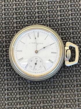 Gr210 Elgin 1900 Model 6 16s 7j Pocket Watch Sidewinder Parts Repair