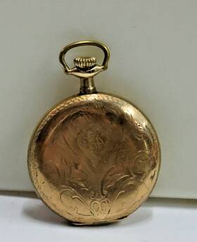 Gr314 Elgin 1915 Gf Pocket Watch 12s 15j Runs