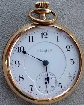 Grade-252 Elgin 1903 Grade 252 Father Time 18s 21 Jewel