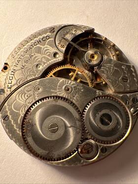 Item171 Elgin 12 Size Pocket Watch Movement