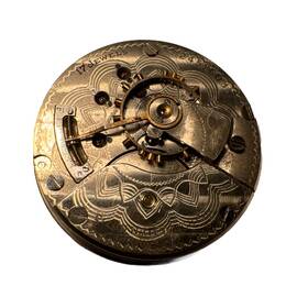Item189 Elgin 18 Size 17 Jewels Pocket Watch Movement