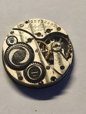 25813191 Elgin M4/25813191 Antique 1923 Lady 10/0s 15j Model 4 Grade 444 Watch Works