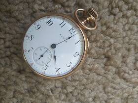12722150 Elgin National Watch Co Antique Movement 15 Jewels Working 31933
