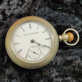 5985987 Elgin National Watch Company Antique 1895 Model 5 18s 15j Pocket As-is Parts Repair