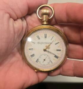 2546942 Elgin Natl Watch Co. Natftl Gold Filled Full Hunter Pocket 1897