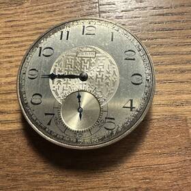 Pcai121424 Elgin Vintage 12s 17j Grade 345 Of Pocket Watch Movt Will Run Needs Service
