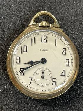 Watch...........tj1115 Elgin Tj1115 1938 Grade 478 B.w. Raymond Railroad Pocket