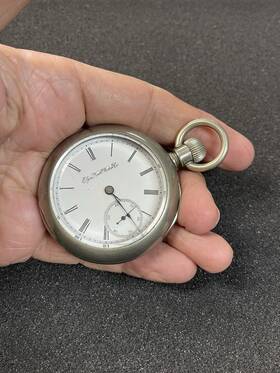 Tj1139 Elgin 1895 Grade 102 Model 3 Pocket Watch