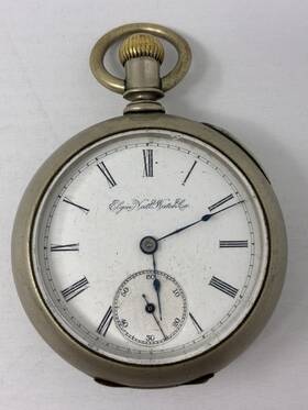 Tj1366 Elgin 1894 National Watch Co. Pocket 18s Grade 73 Antique