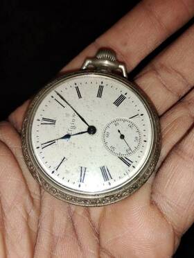 Tj577 Elgin 1901 Antique Pocket Watch Grade 247