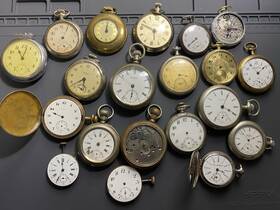2431076 Elgin Waltham Empire State Scepter Vintage Pocket Watches Lot
