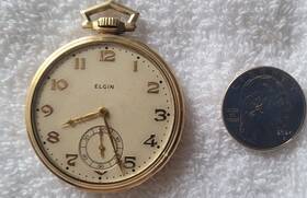Watch-1940s Elgin Watch-1940 Pocket Working