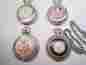 Em253 Unknown Mixed Lot 4 Commemorative Pocket Watches 1 Oz Fine Silver Dollar Half Dollars