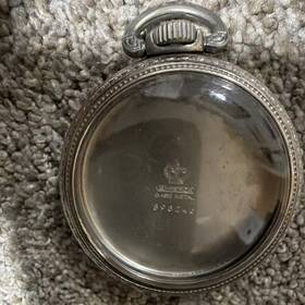 898246 Emperor Silver Full Hunter Pocket Watch Base Metal Brushed