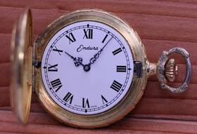 Eb8800 Endura Swiss 1j Cal. Vintage Pocket Watch 44mm For Repair A2