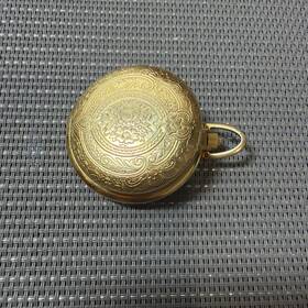 15d91 Ermex Rare Uncommon Vintage Pocket Watch 17 Jewels Incabloc Swiss Made
