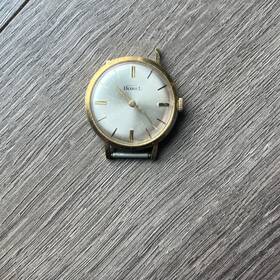 366258f Ernest Borel Mens Vintage Watch Faceplate Only Gold Tone