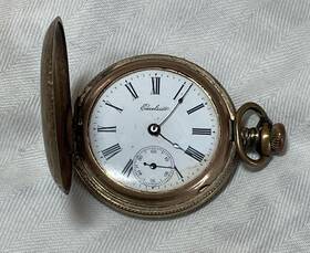 5314737 Excelsior Vintage Pocket Watch - Gold Parts Repair