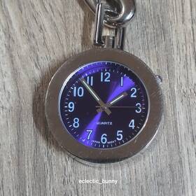 Fada Industries Inc. 6831pw Vintage Pocket Watch With Swivel Carabiner Spring-fada Inc. 2275pw