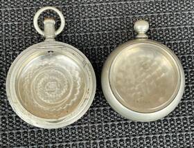 6624 Fahys Antique Fahy S Pocket Watch Case 18 Size And A.w Co #6624 Lot-2