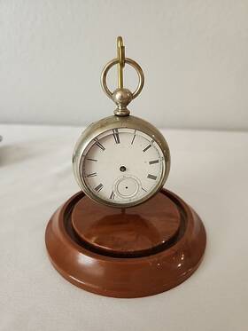 N6902 Fahys No. 1 Pocket Watch Key Wind No Oresilver Parts Only Antique