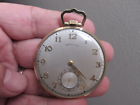 Fb363 Jew 917 Openface Watch Pocket Field 17 Hamilton Working Vintage Cal. Gold