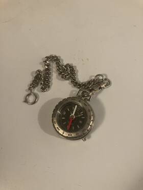 F12pkt Field & Stream And Pocket Watch Compass Made In Japan