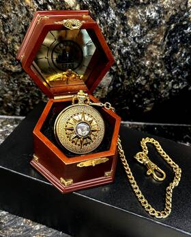 1783 Franklin Mint Inch Hard To Find Rare Commemorative El Cazador Pocket Watch
