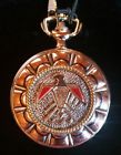 Franklin Mint Collectible Limited Pocket Watch Thunderbird Indian Design