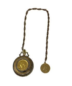 1789-1989 George Washington Inauguration Bicentennial Commemorative Pocket Watch