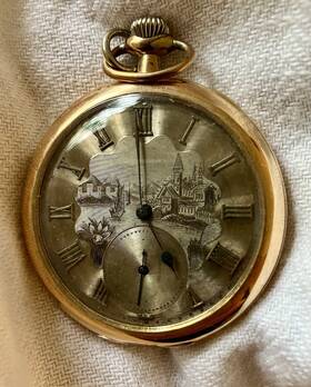 18838959 Gm Wheeler Elgin Watch Co. #18838959 Grade 347 12 S Model 3 17 J Keystone Case
