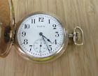 5-f6129 Gold Antique Elgin Pocket Case Filled Full Yr 15 Watch Hunter