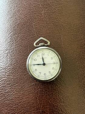 23188 Gotham Watch Co. 7 Jewel Movement # .925 Sterling Silver Pocket
