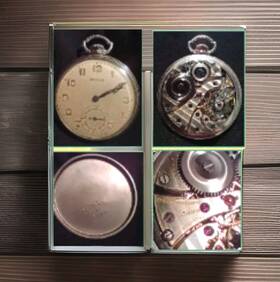 3017896 Gruen Guild Antique Pocket Watch 17 Jewel Steampunk Heirloom Stunning