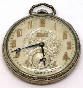 711650 Gruen Open Face Pocket Watch - Serial Number