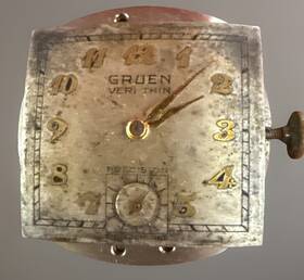 G784023 Gruen Rare Vintage Veri-thin Precision 17 Jewel Watch Estate Goldmine